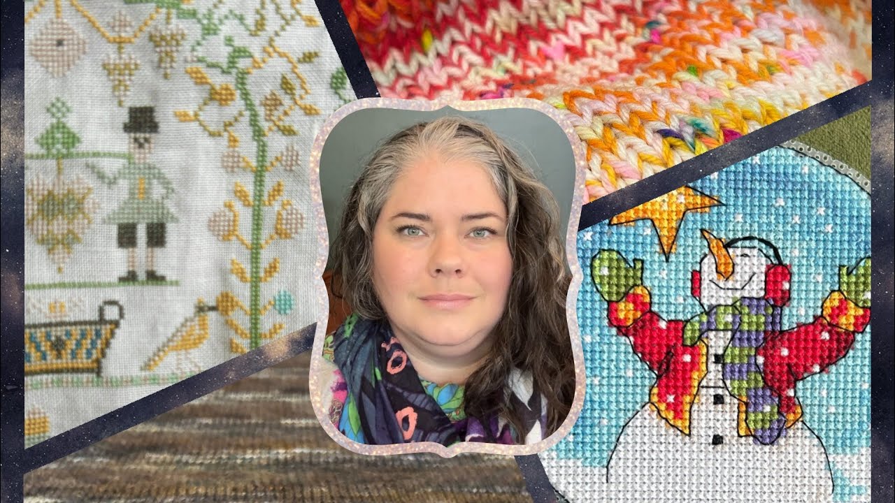 Flosstube #1 (2026) - Welcome Back! Cross stitch, knitting, and analog activities!