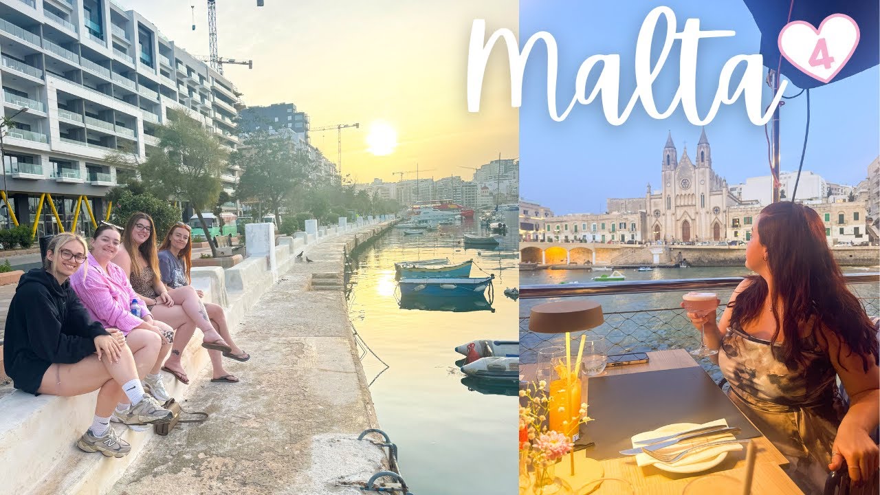MALTA VLOG 4: Sliema, St Julians & Travelling Home | Girls Trip 2025