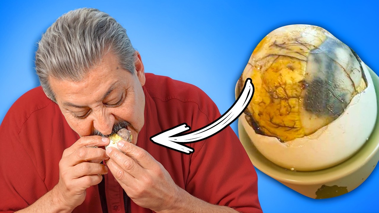 Mexican Dads Try BALUT (Fertilized Duck Egg)