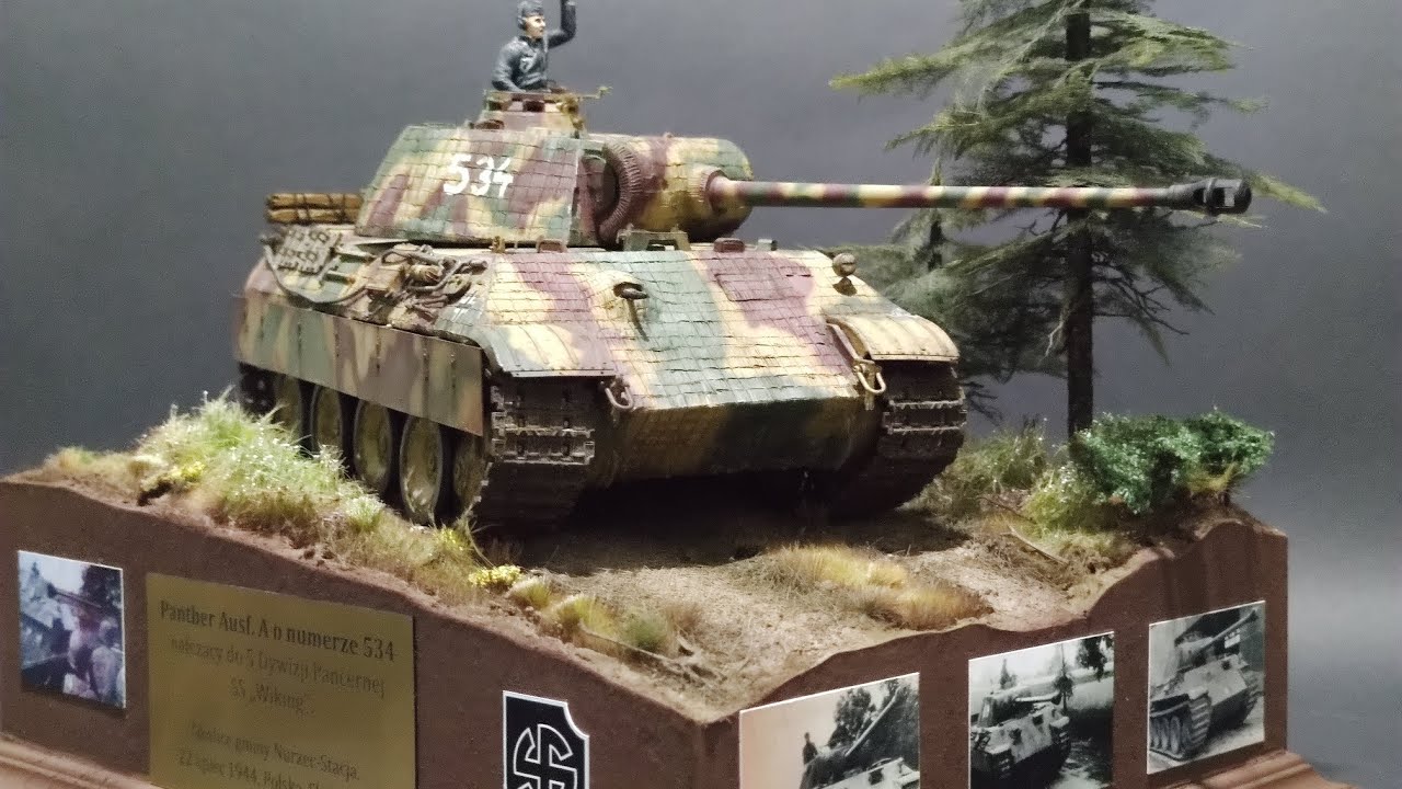 Patnther Ausf. A Cardboard model 1/25