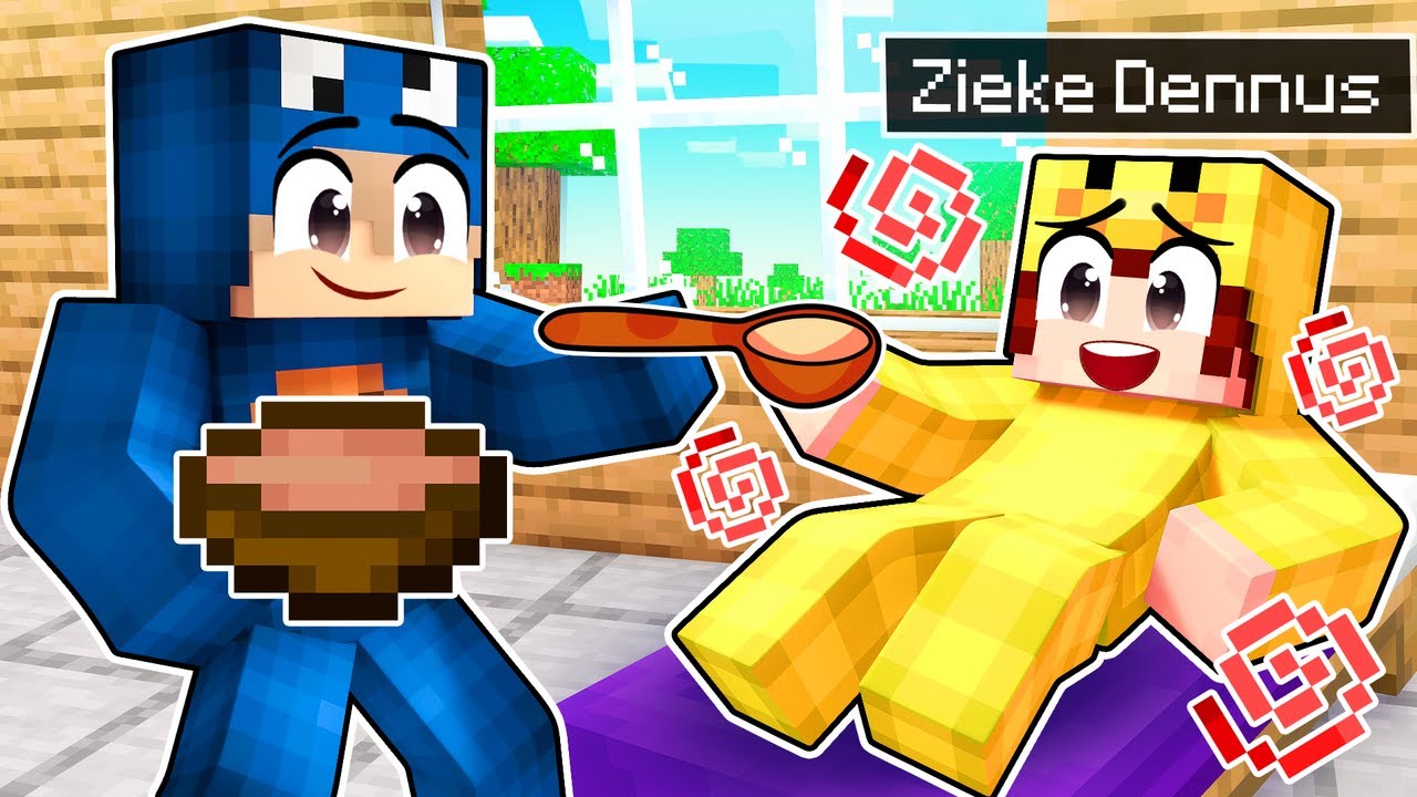 Dennus Is ZIEK In Minecraft..