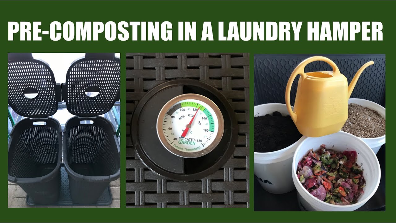 Pre-composting in a Laundry Hamper