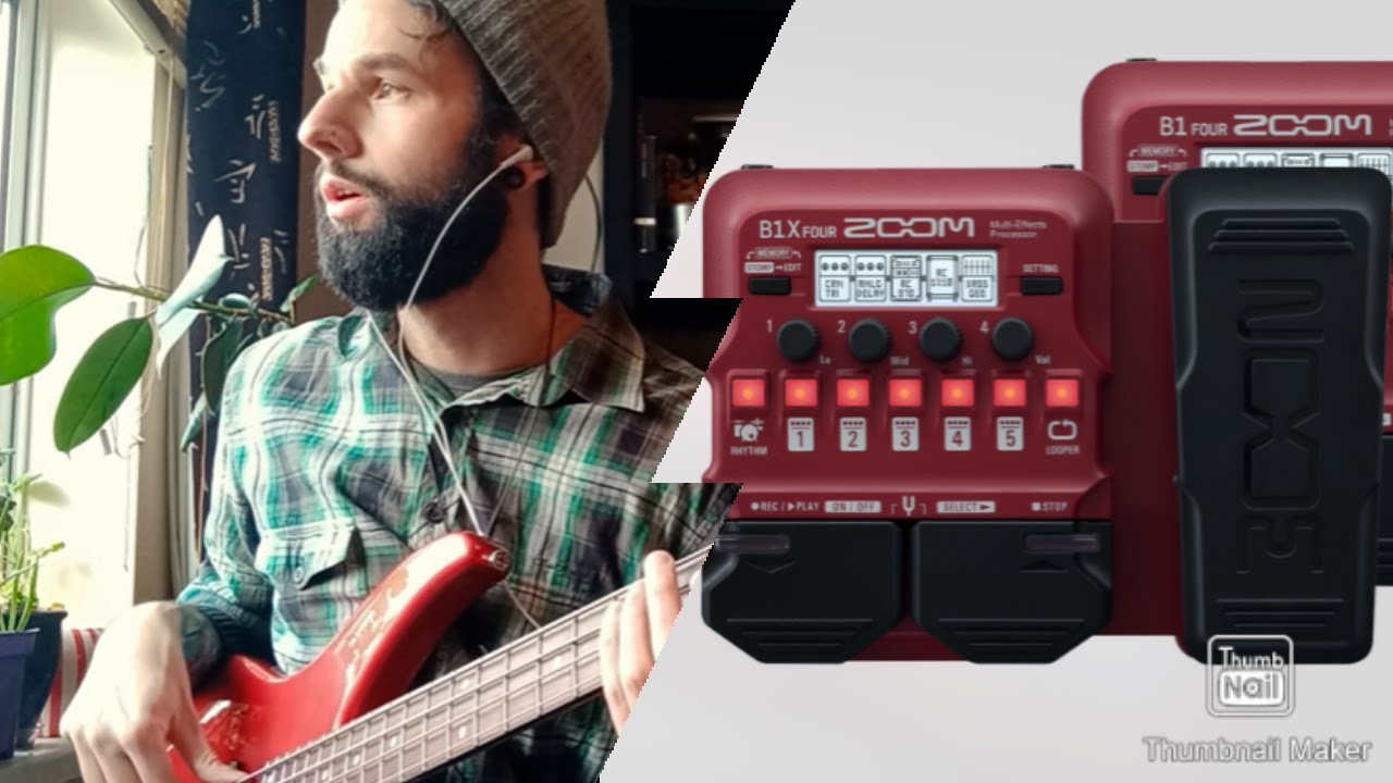 O Melhor Pedal de Multi Efeitos para Contrabaixo?! l Zoom B1X Four Review l English Subtitles