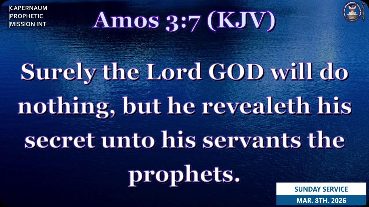PROPHETIC SHIFT AND RESTORATION SUNDAY SERVICE || APOSTLE MATTHEW OSADIAYE ESOREA || MAR  8TH - 2026