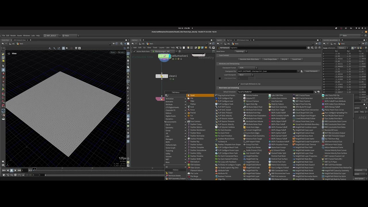 Houdini | Tops Tutorials #2 : Wedging Sims