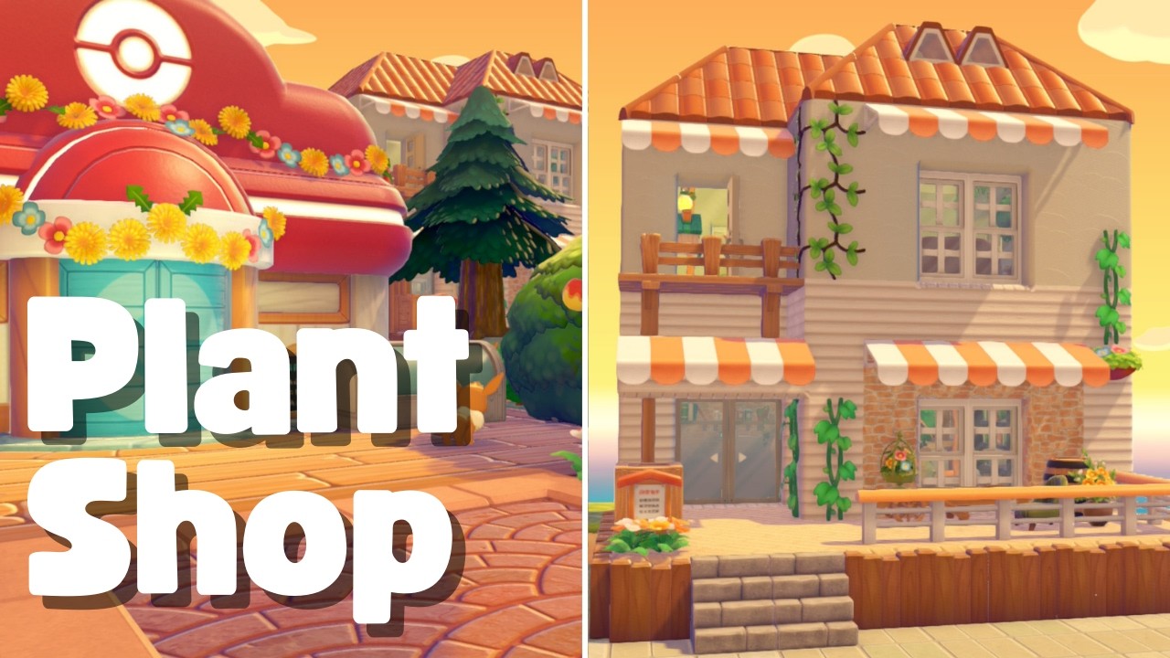 Магазин растений и начало строительства Паллет-Тауна | Постройка Покемон Покопия