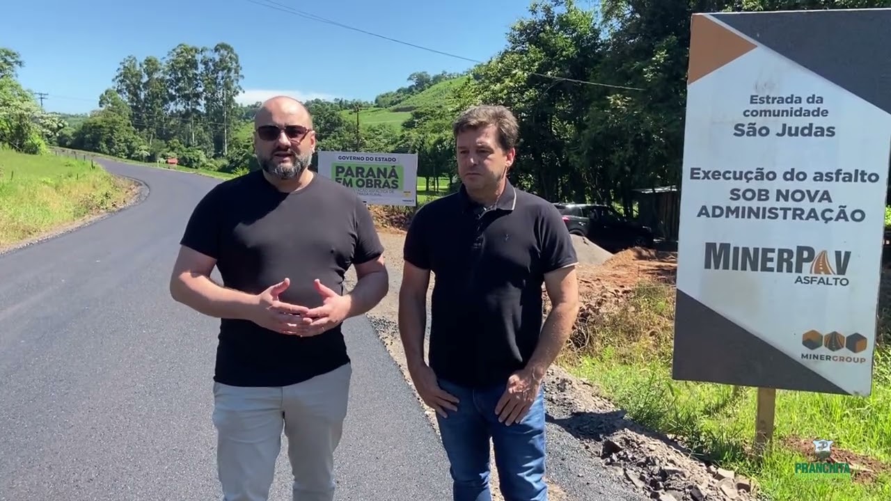 Administração Municipal entrega obra de pavimentação asfáltica na comunidade São Judas