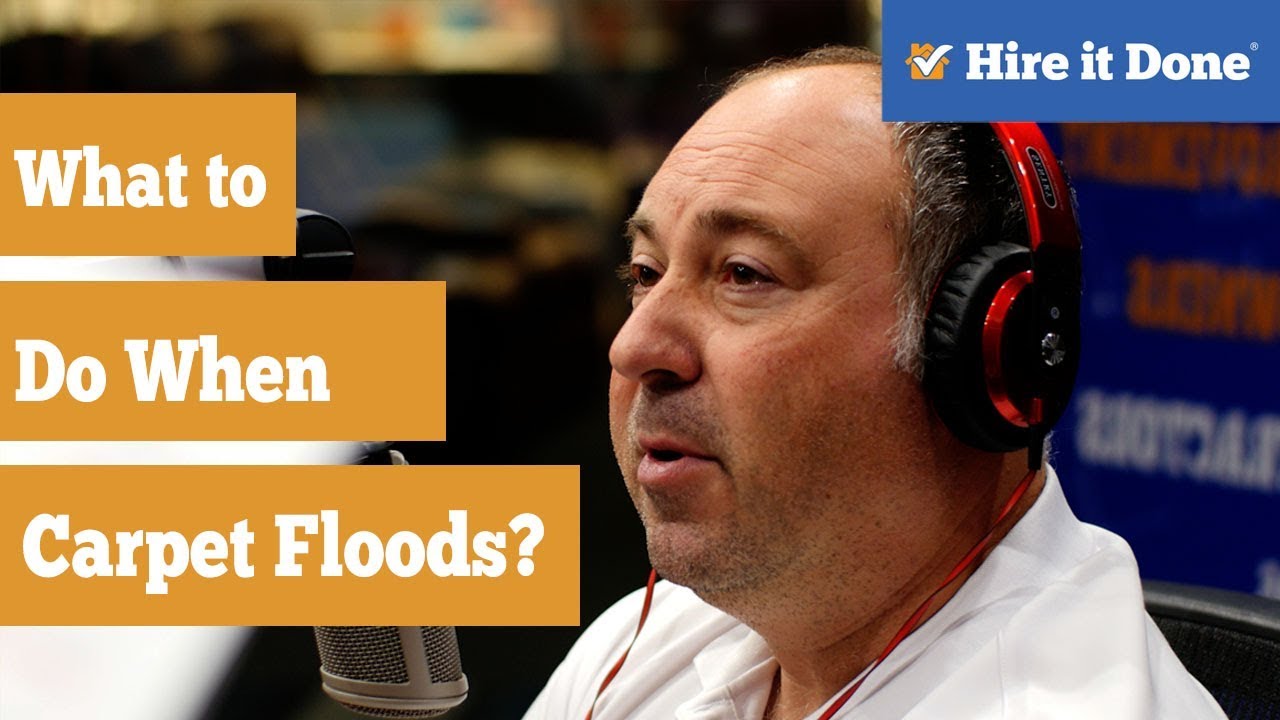 What to do When Carpet gets Flooded?