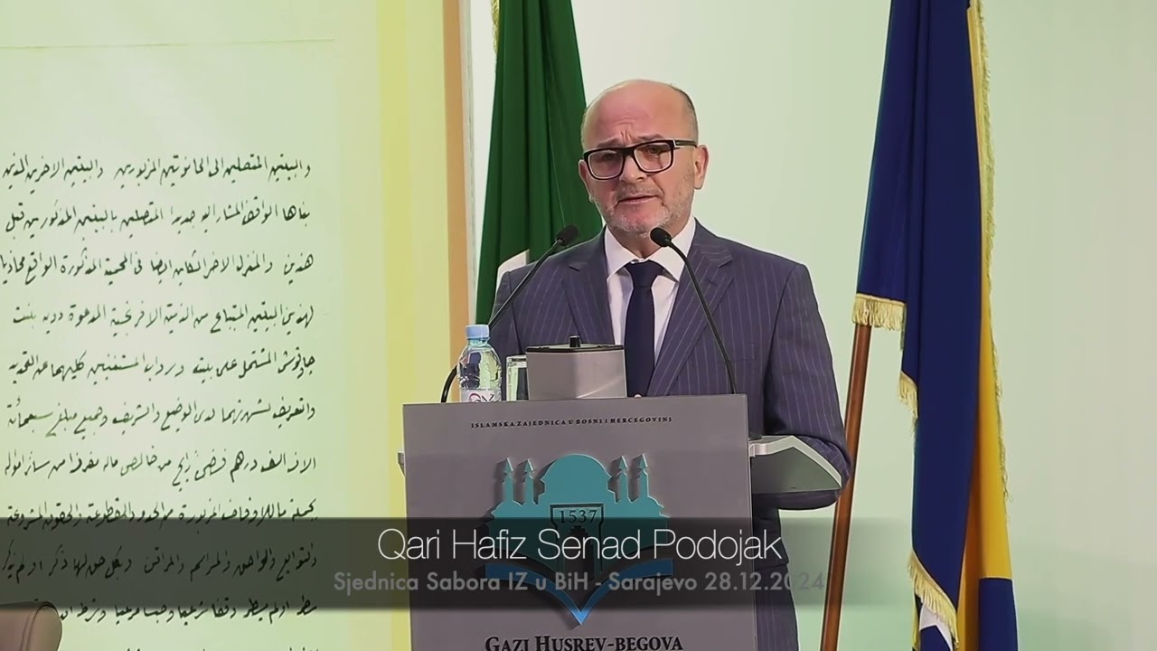 Qari Hafiz Senad Podojak, sjednica Sabora IZ BiH