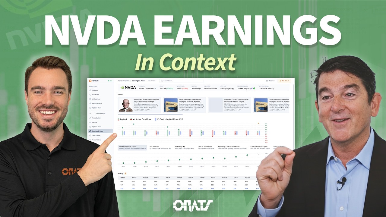 Analyzing NVDA Earnings in the ORATS Dashboard | Driven By Data Ep. 120