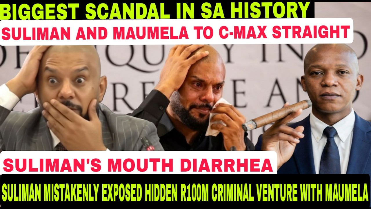 COSTLY MISTAKE: Suliman Slip Of Tongue Mistakenly Expose Hidden R100M Criminal Venture With Maumela