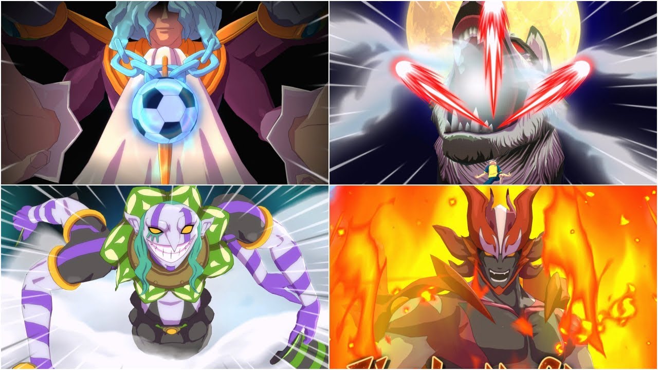 Inazuma Eleven Victory Road All Hissatsu Techniques Part1 - Shot (206) | 4KUHD |