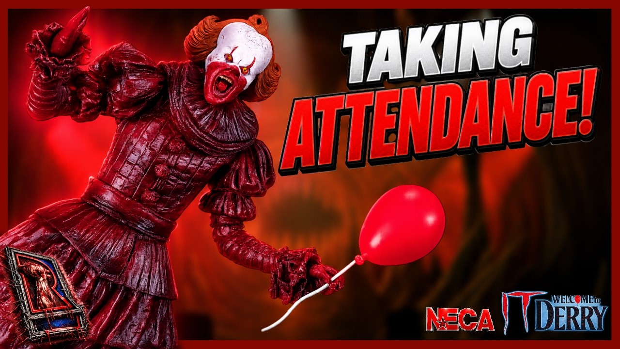 NECA IT Welcome To Derry Ultimate Blood Pennywise Action Figure Review | @TheReviewSpot