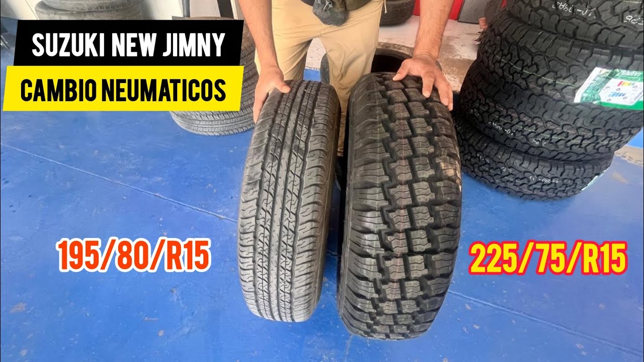 Suzuki Jimny NEUM&Aacute;TICOS 225/75/R15  SIN Modificar!
