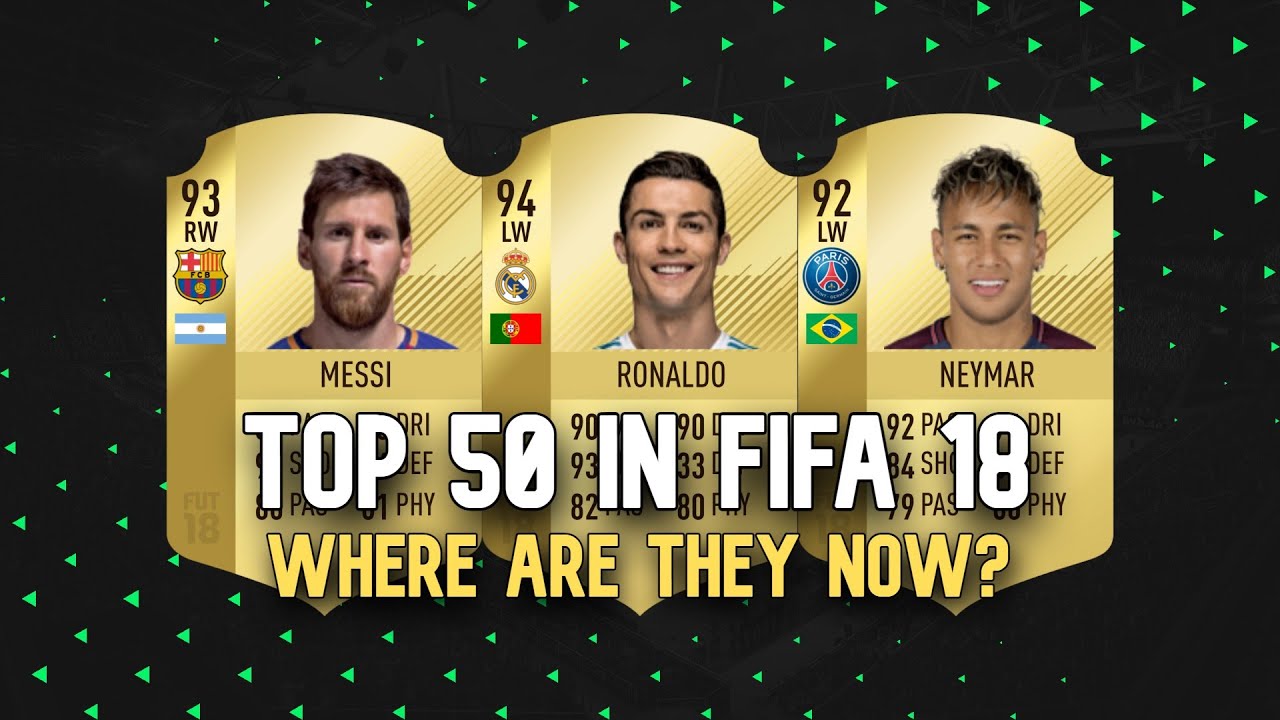 Where are they now? | Top 50 highest rated players in FIFA 18