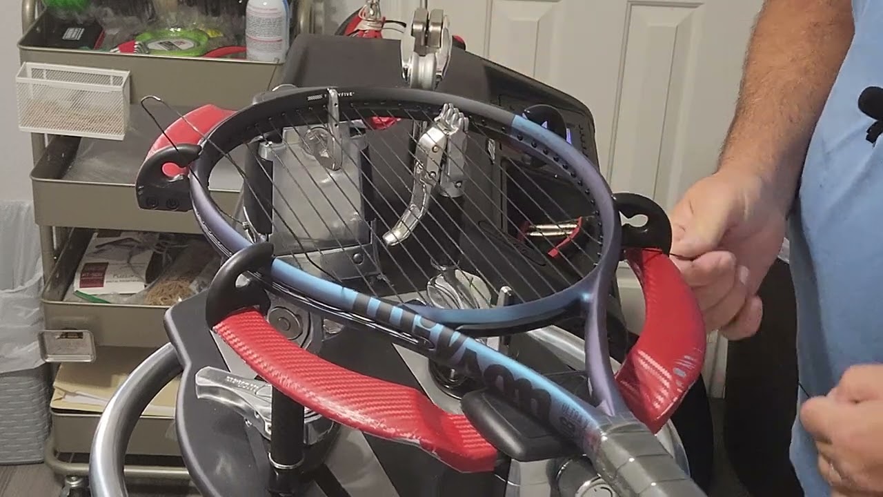 Wilson Ultra 108 step by step stringing instructions