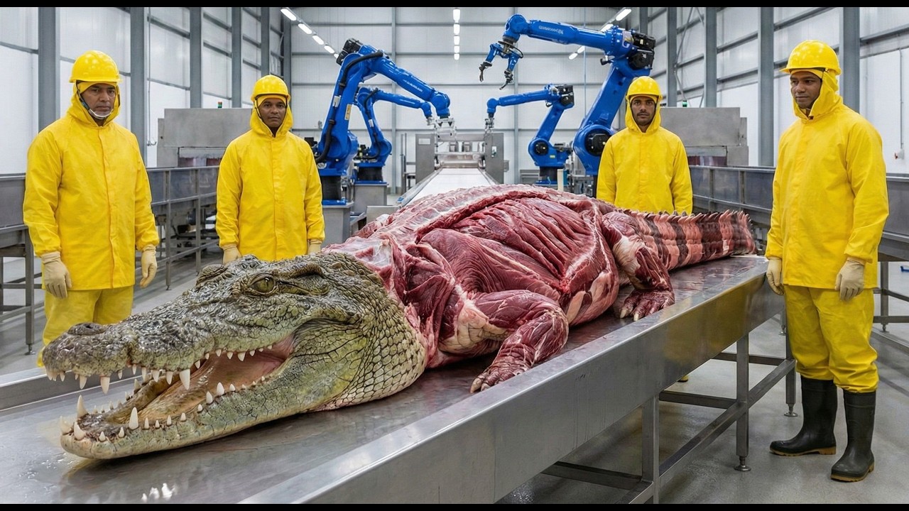 How Raw Crocodiles Become $50,000+ Bags – The Hidden Factory Process