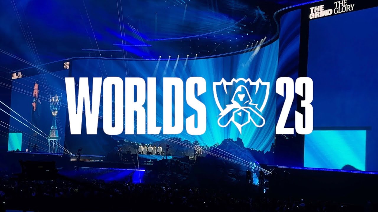 [4K 직캠] 2023 월즈 결승전 - T1 vs WBG | 오프닝 공연 & 티저 | 현장 관중 반응