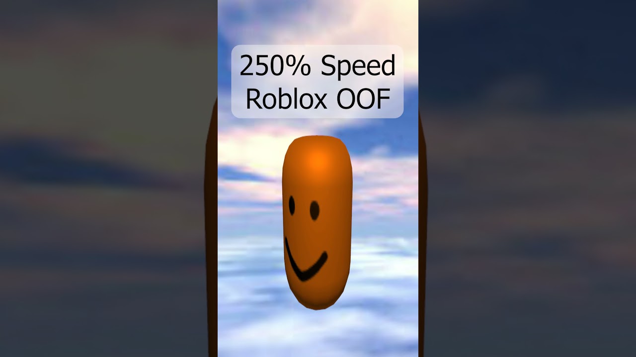 Roblox Oof Sound Effect, but It Gradually Gets Faster #shorts