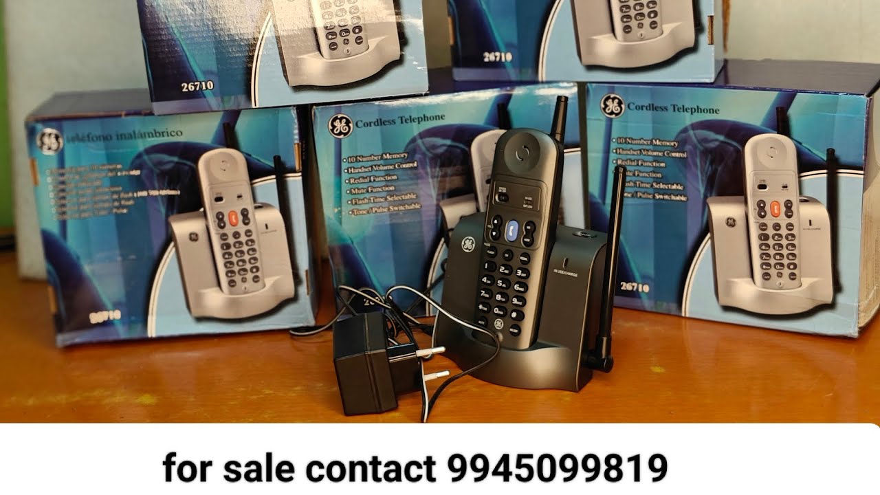G & E CORDLESS TELEPHONE 📞 FOR SALE RS 500/- ONLY WITH COURIER CONTACT 9945099819 #ameentech #phone 