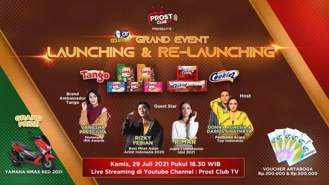 OT Grand Event Launching & Re-Launching TANGO & COOKIEZ