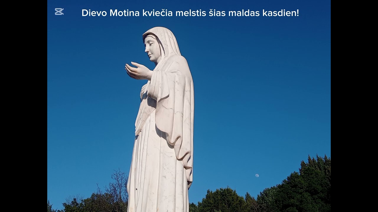 Dievo Motina, Taikos Karalienė, prašo kasdien melstis TAIP !
