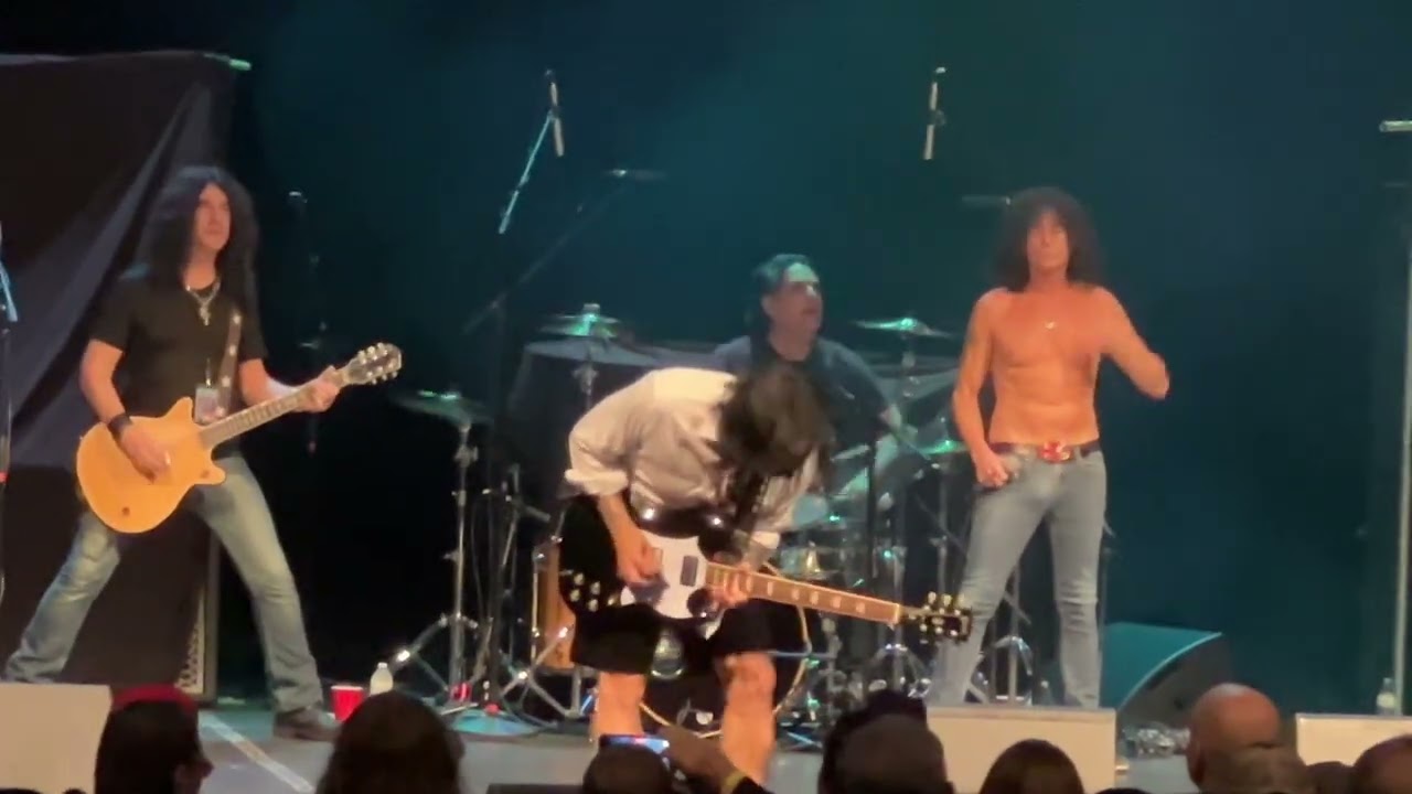AC/DC tribute band Bonfire performing Live At the Oakdale Theatre Wallingford CT 11/21/2025