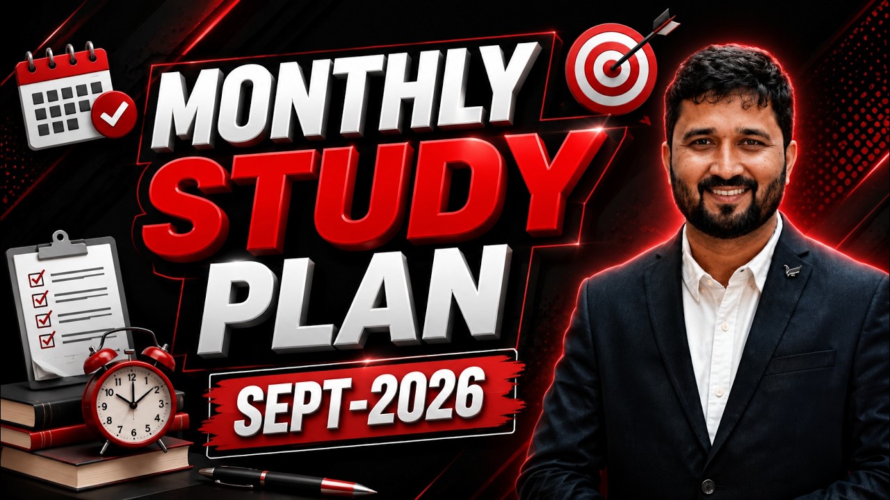 Monthly Study Plan | September 2026 📚 | Complete Study Strategy 🚀