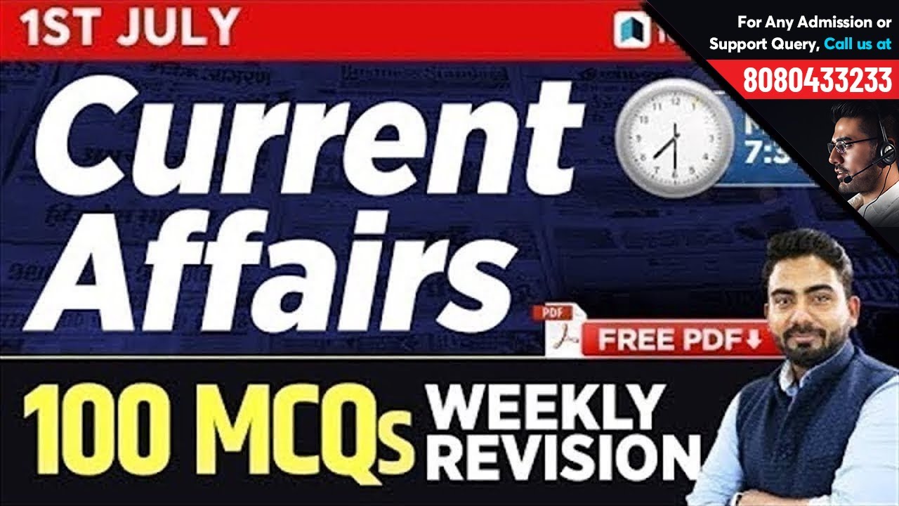 #352: 1st July 2019 Current Affairs in Hindi | July 2019 Current Affairs Questions + GK Tricks