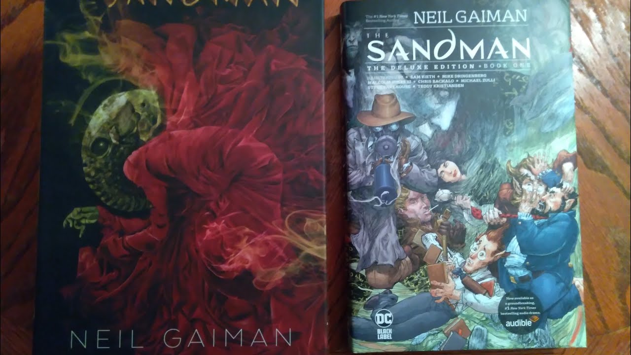 The Sandman Expanded boxset, and The Sandman Deluxe Edition Book 1 Preview.