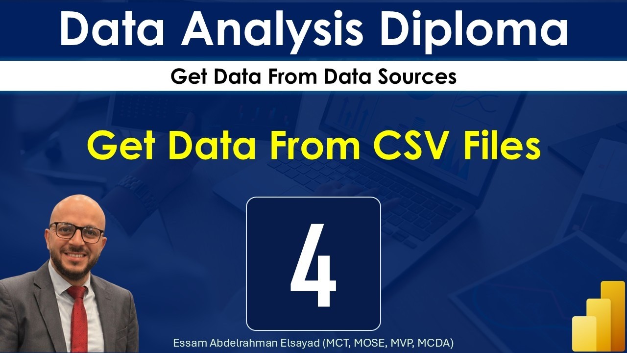 Get Data From CSV Files | Eps-4 | Microsoft Power BI Data Analysis Diploma