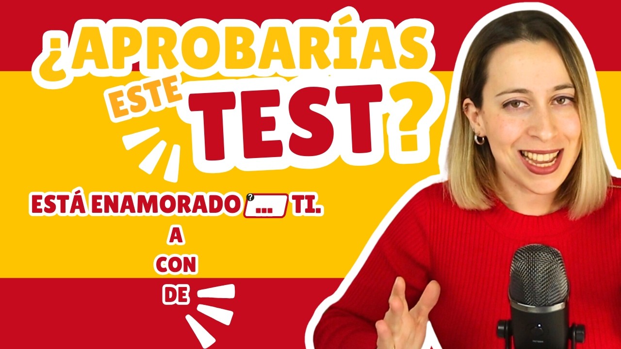 ¿Sabes USAR estas PREPOSICIONES en español? | Test de preposiciones