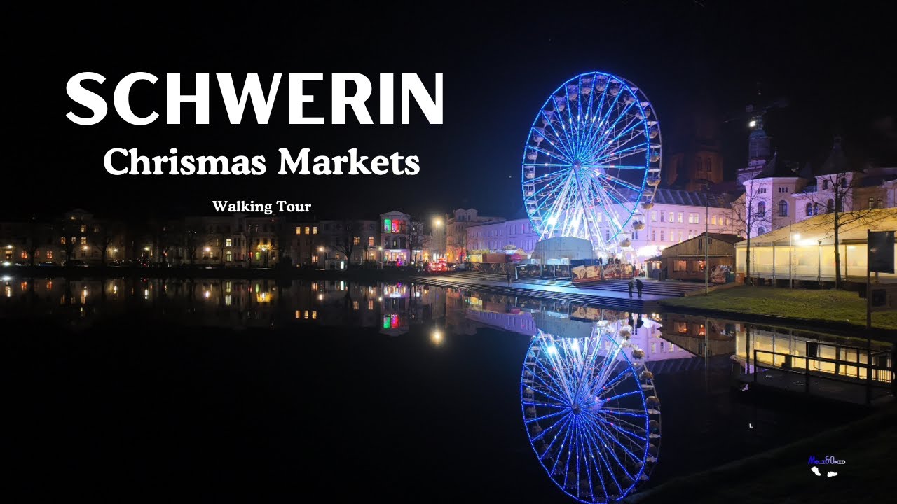 🎄Schwerin Christmas Market 2024, Magical Night Walk in 4K | Germany’s Winter Wonderland🎄🧑‍🎄