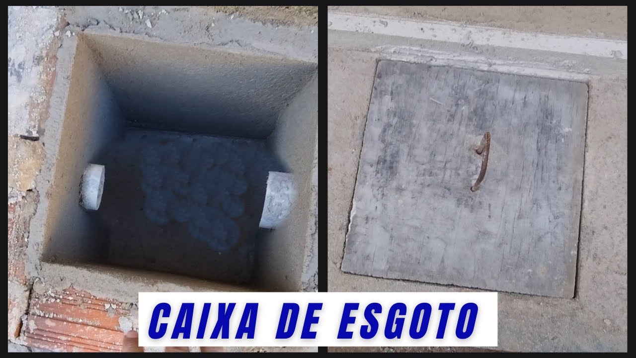 CAIXA DE GORDURA E DE  PASSAGEM NA ALVENARIA.