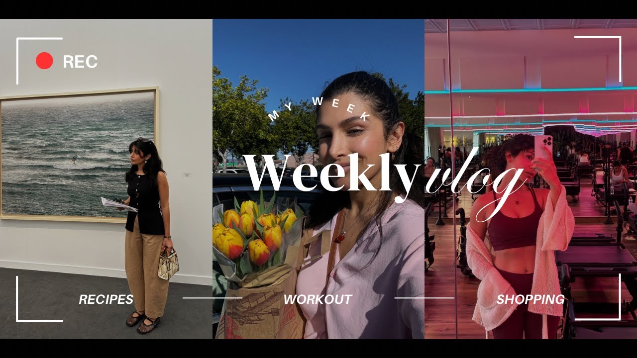 Weekly vlog - Frieze art fair - pilates - food