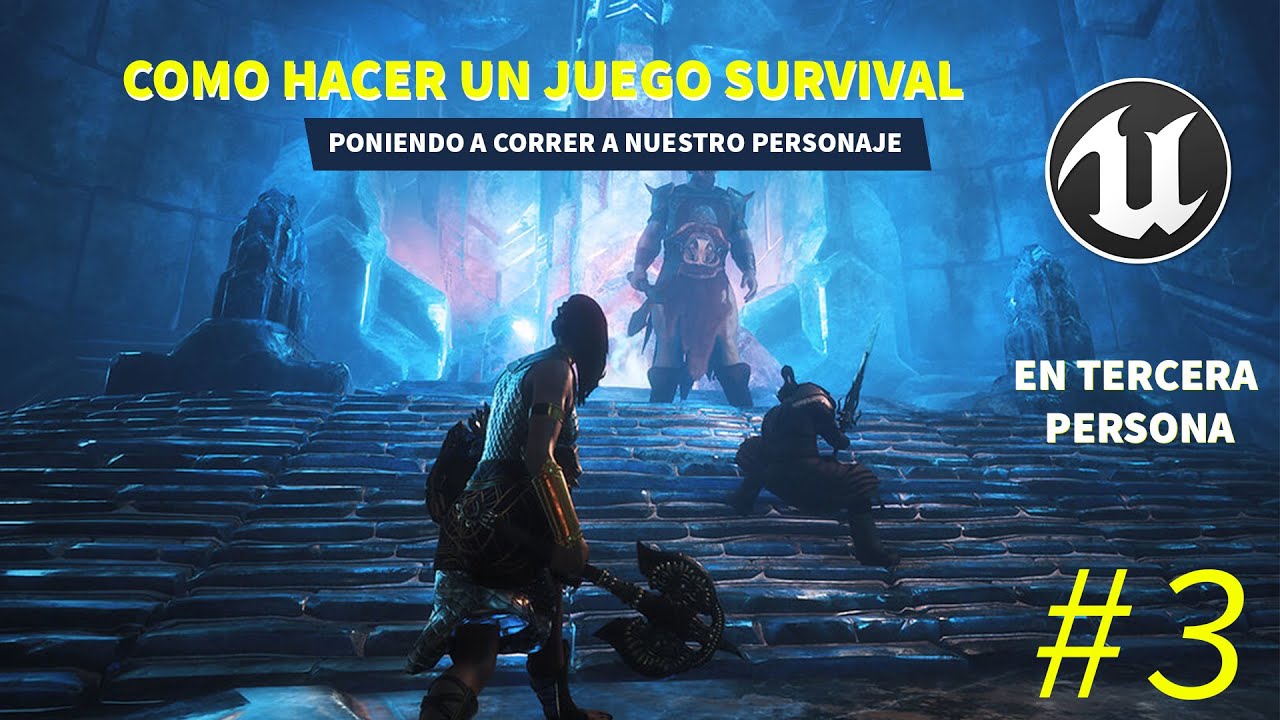 Como hacer un juego en TERCERA PERSONA | Tutorial Unreal Engine. Parte #3. A correr!