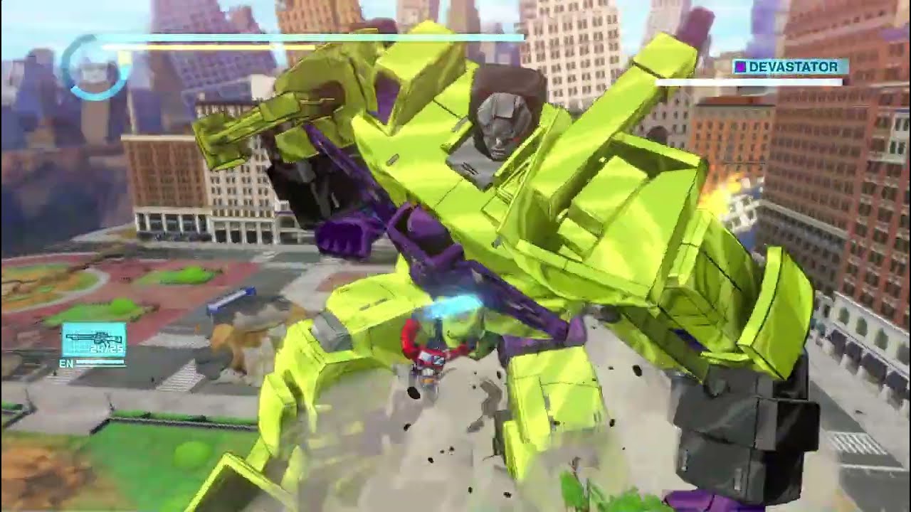 Transformers Devastation Optimus Prime vs Construckticons,Devastator