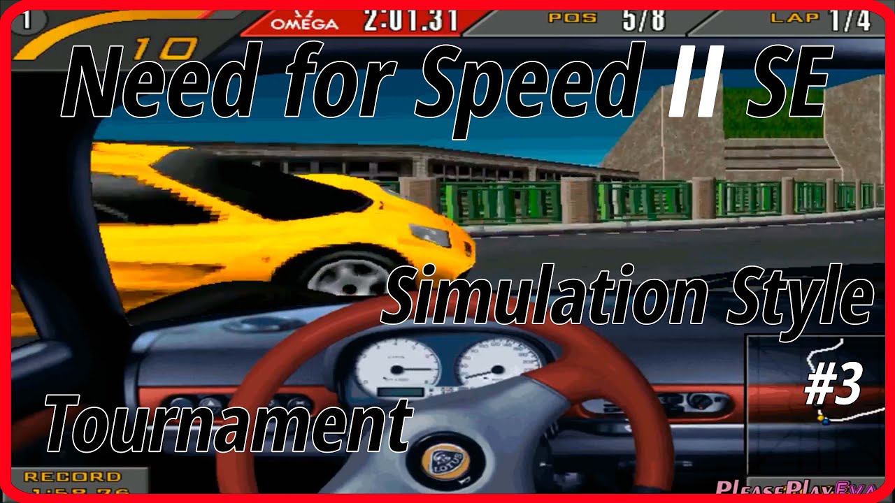Need for Speed II SE - Walkthrough: Simulation Tournament - Lotus GT1, Jaguar XJ220, Lotus Esprit V8