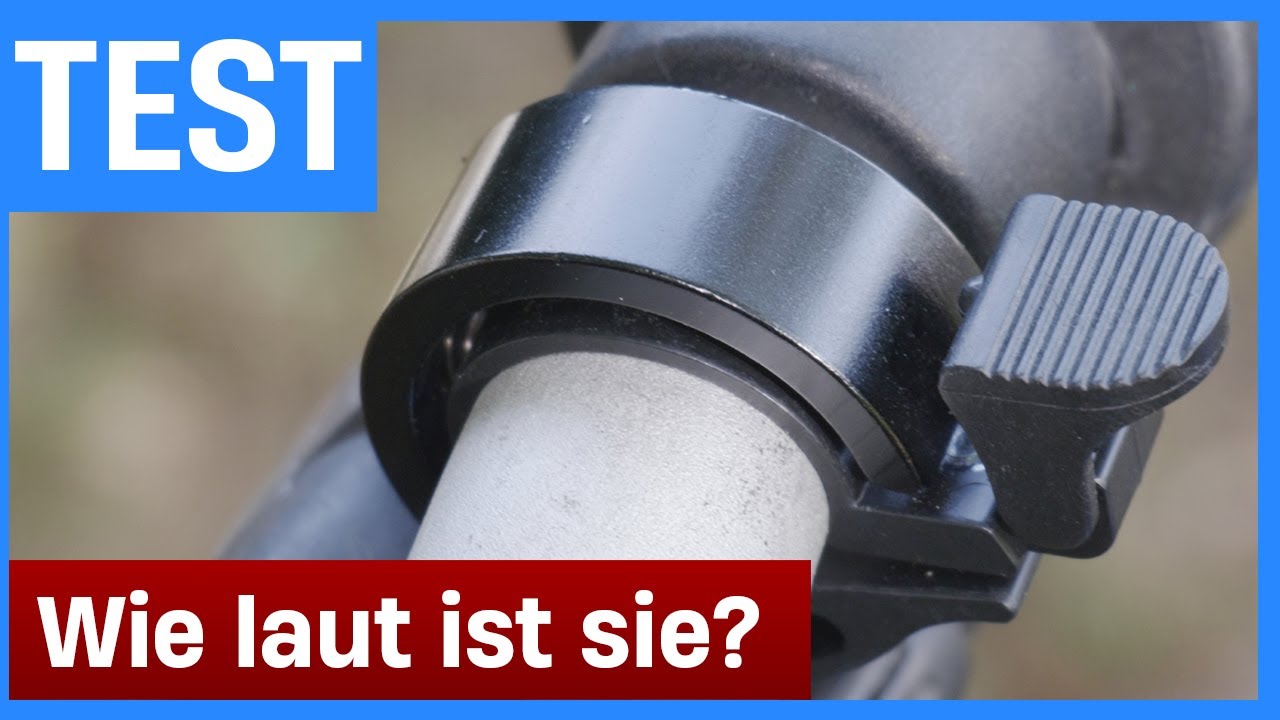 Kleine Fahrradklingel im Test - Wie laut?
