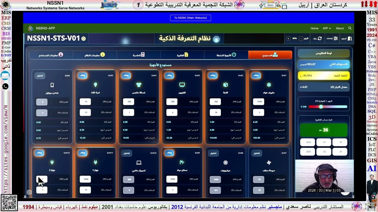 NSSN1-STS01-B (نظام التعرفة الذكية - الجزء الثاني)