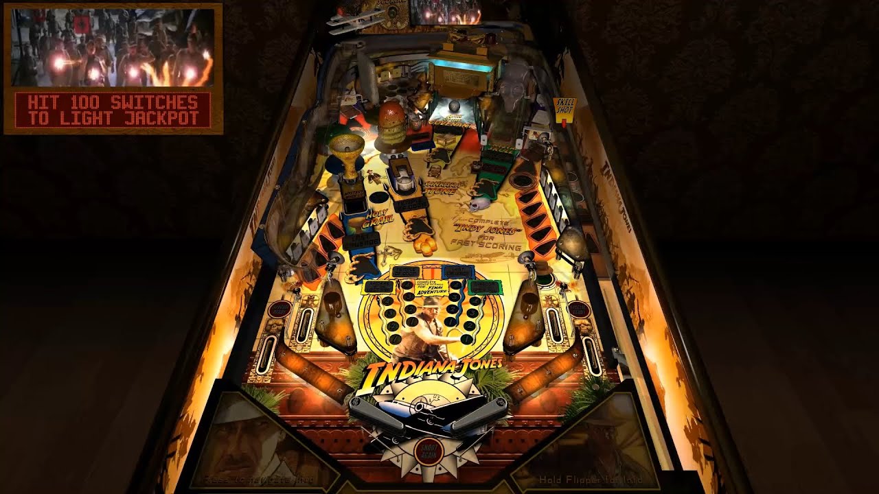Indiana Jones - Ultimate Pro 1.06 - Future Pinball - So freaking cool! I LOVE this game!