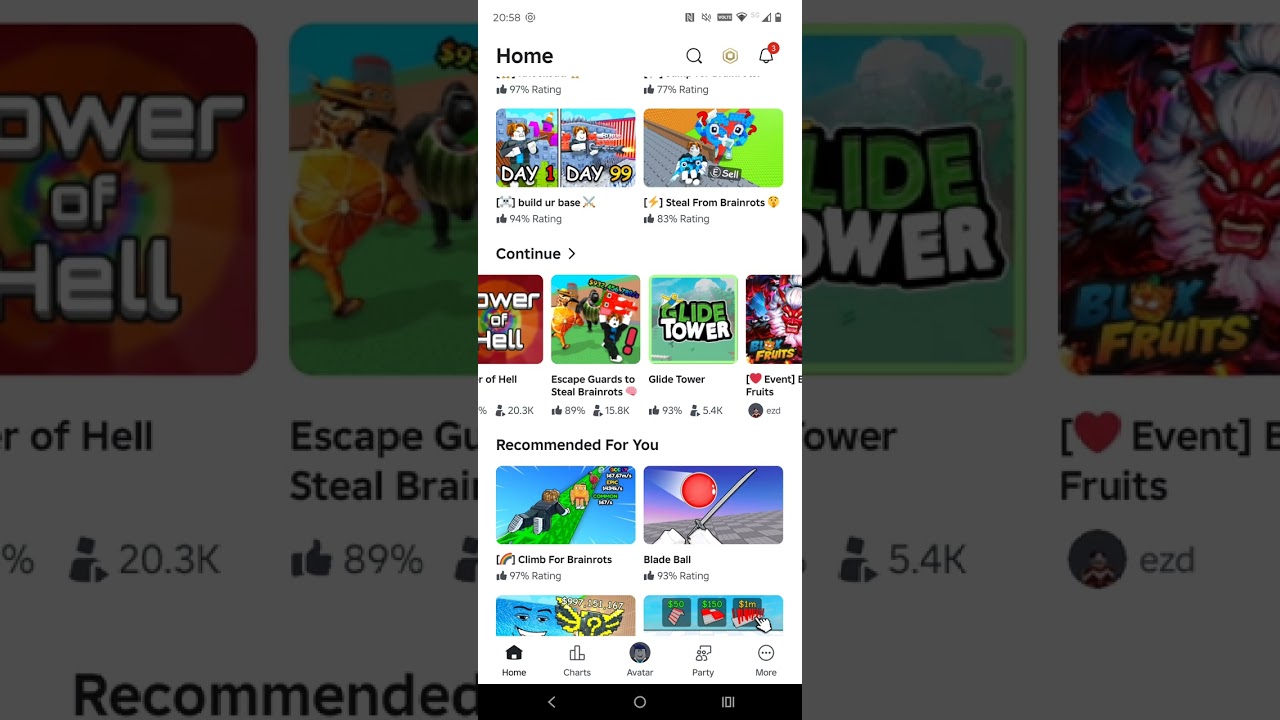 Ukazovanie baseok v roblox3