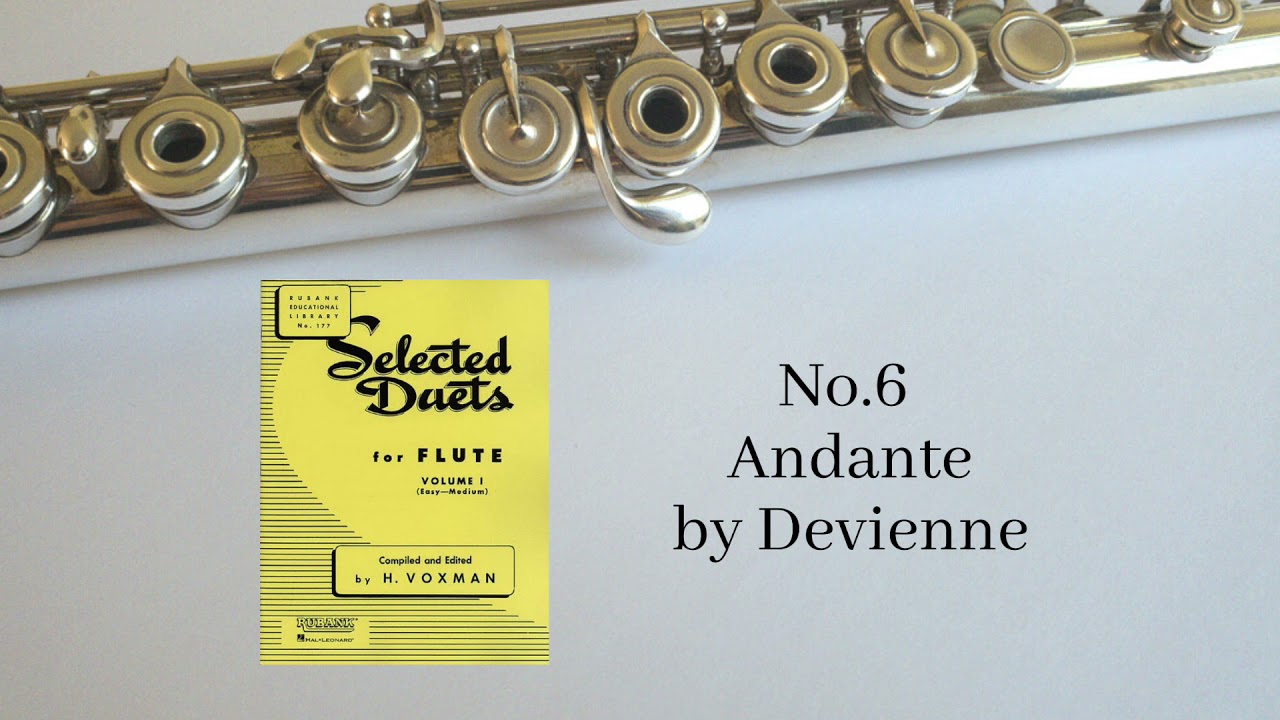 Selected Duets for Flute Vol. 1 No. 6 by Devienne [Voxman]