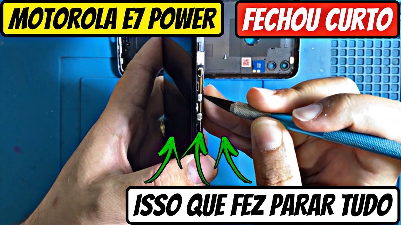 MOTOROLA E7 POWER DESLIGOU DO NADA | ORÇAMENTO COMPLETO | REPARO EXECUTADO