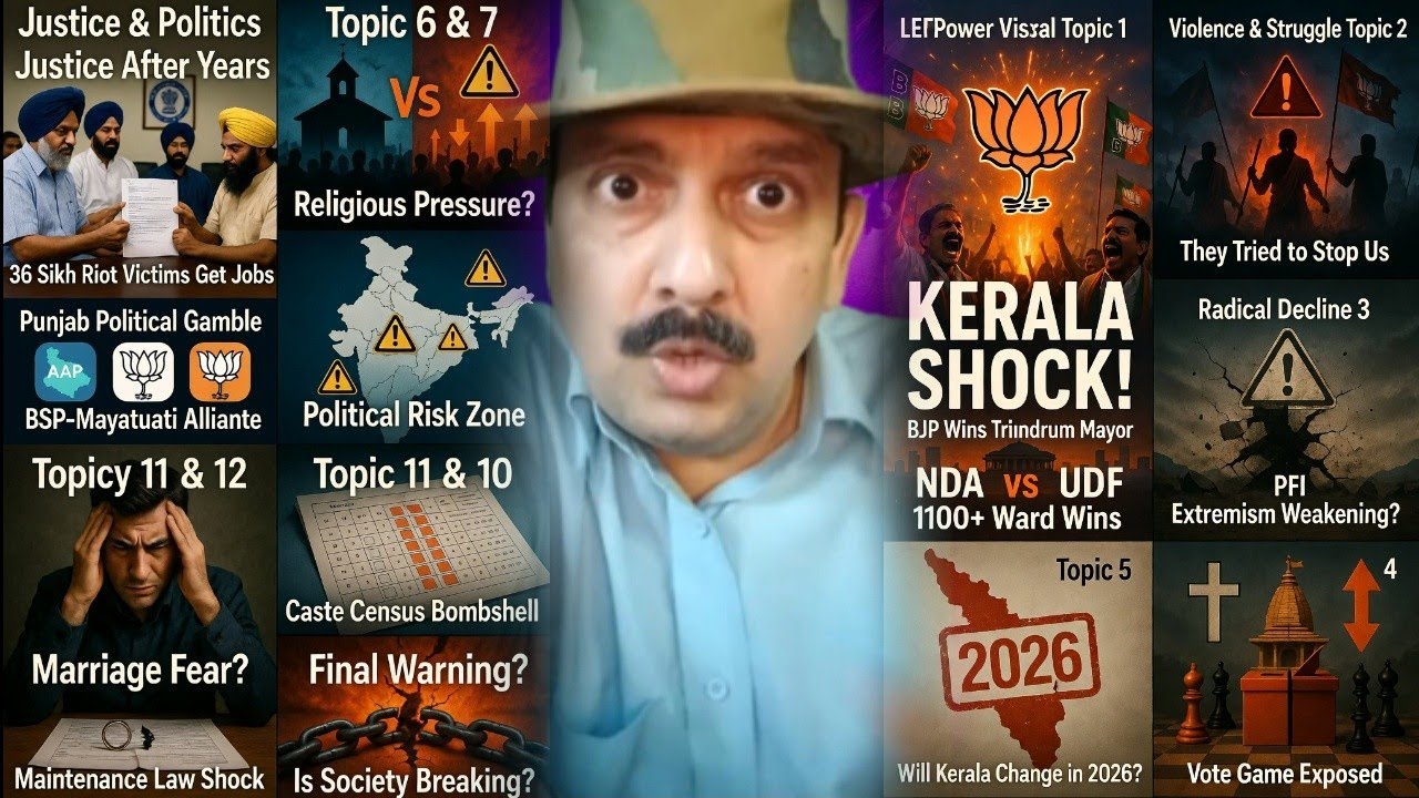 Kerala BJP Victory, Thiruvananthapuram Mayor, Kerala Local Results, Punjab Politics, Caste Census
