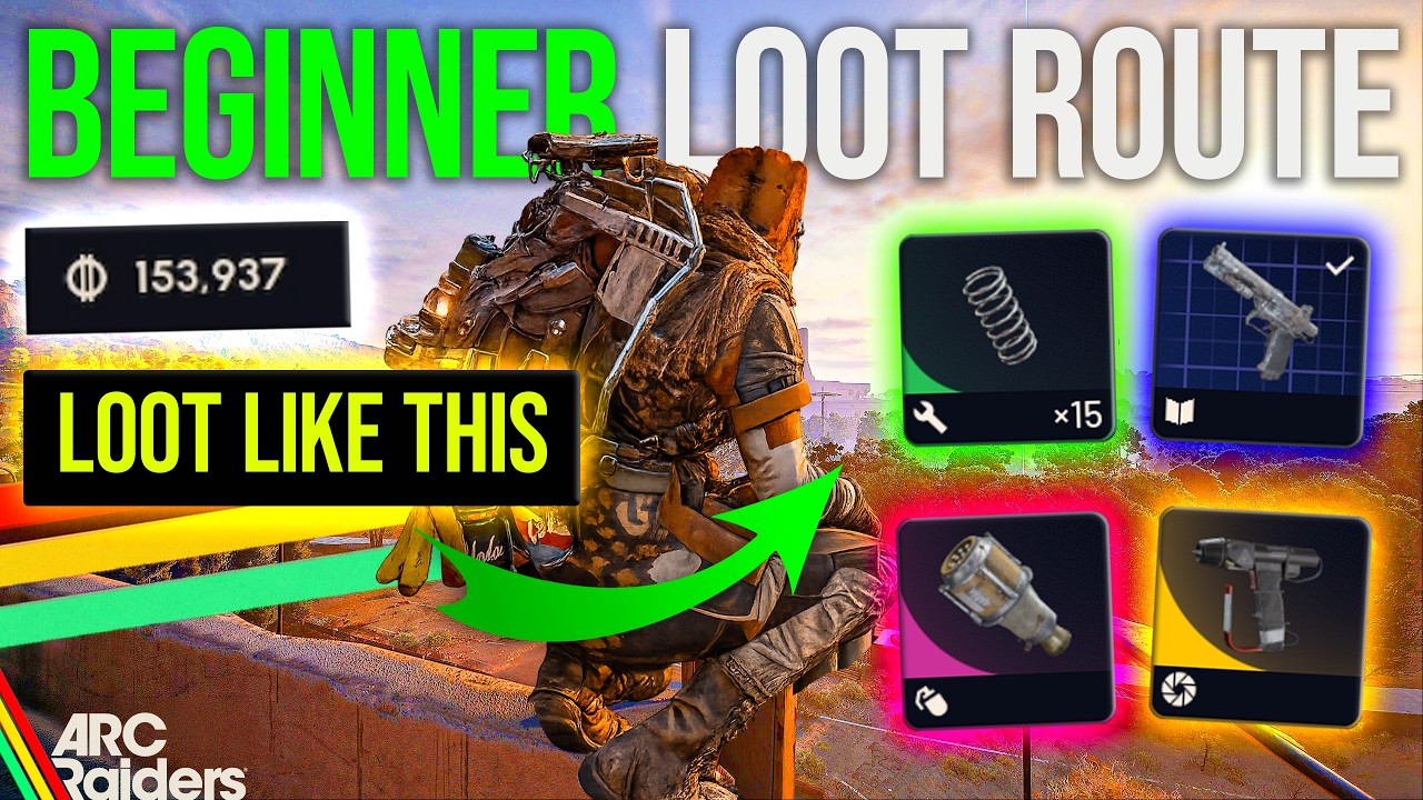 BEST Beginner PvE Loot Route in ARC Raiders (What to Loot & What to Skip + Rare Blueprint Spots)
