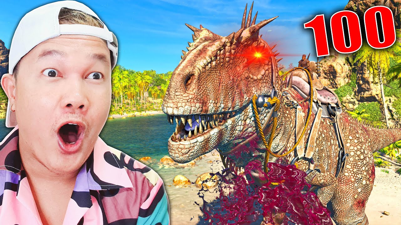 ញាក់សាច់អាកាចាLevel 100 កប់សាហាវជាងAldus 500 Stacksទៀត😱! ARK Survival Ascended Cambodia Part 71