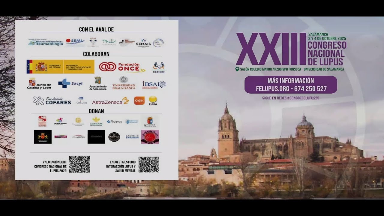 Clausura XXIII Congreso Nacional de Lupus Salamanca 2025