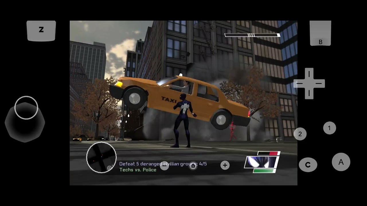  Spiderman Web of Shadows in Midrange Mobile through Dolphin emulator(Wii version smooth gameplay).