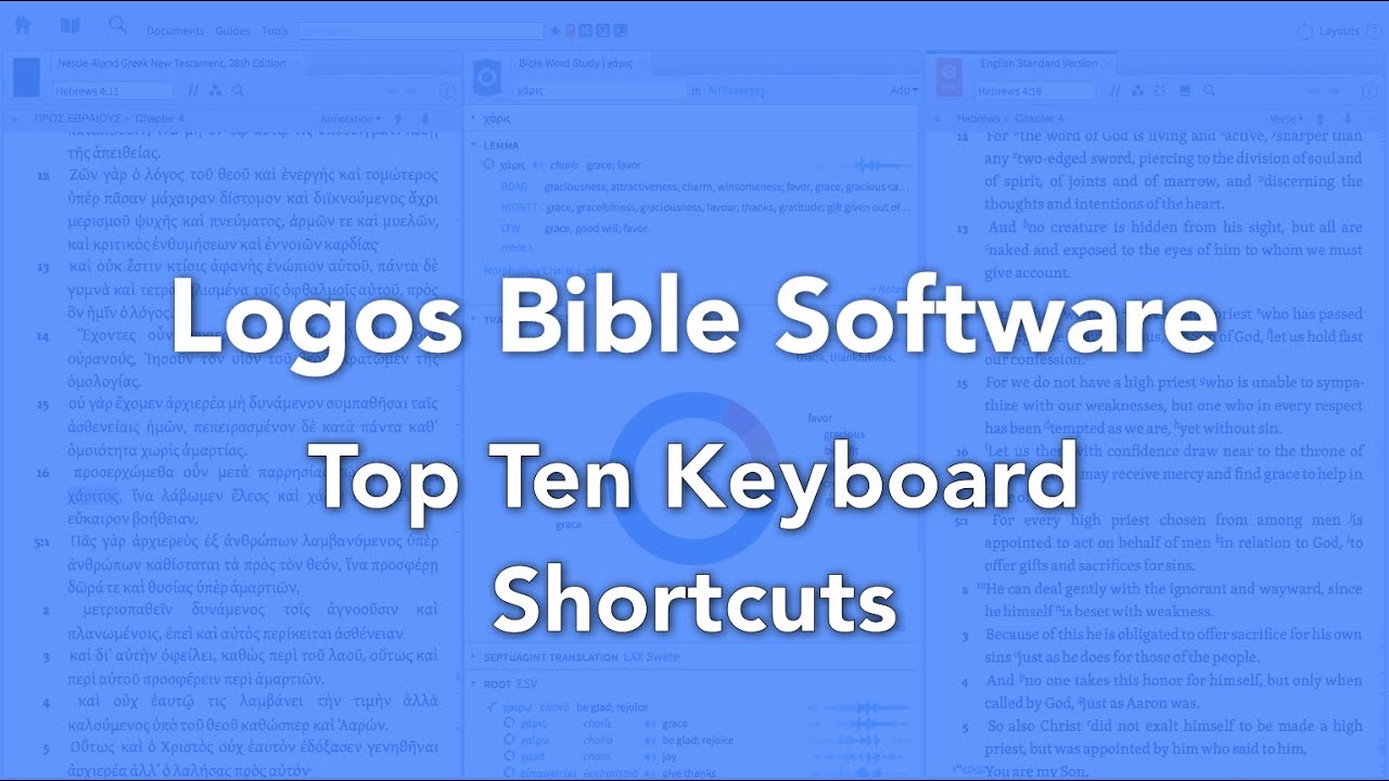 Top 10 Keyboard Shortcuts in Logos Bible Software